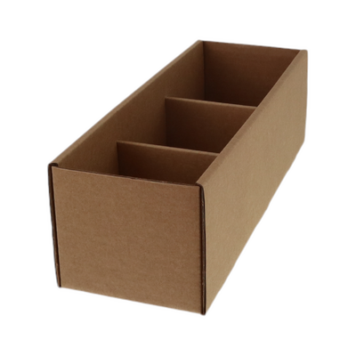 SAMPLE - Pick Bin Box 17978 (One Piece Self Locking Cardboard Storage Box) - Kraft Brown