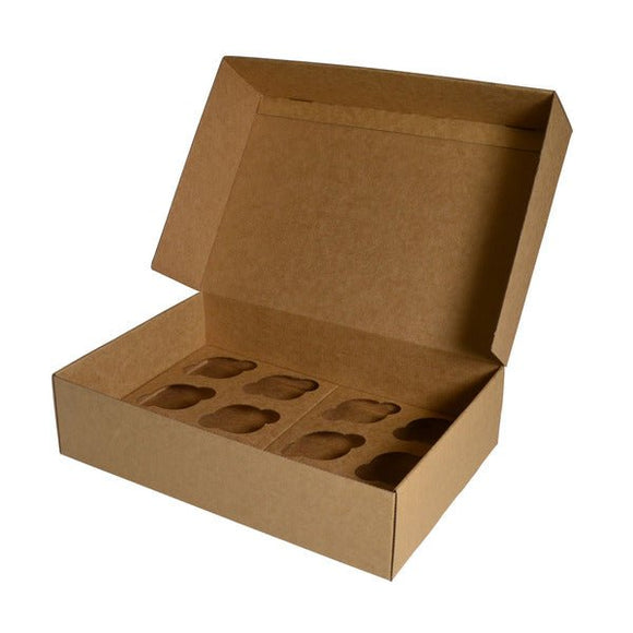 12 Cupcake Box Mailer 28857 with Optional Insert (Please see 700-28858-12) (MTO) - ACP