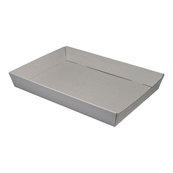 50mm High Medium Rectangle Catering Tray - with optional clear lid (Lid purchased separately) - ACP