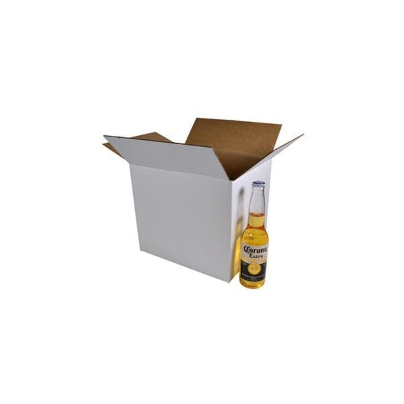 SAMPLE 12 Beer Bottle RSC Shipping Carton / (INSERTS SOLD SEPARATELY - See product 700-24789 to purchase inserts) Kraft White (P/N275512) - ACP