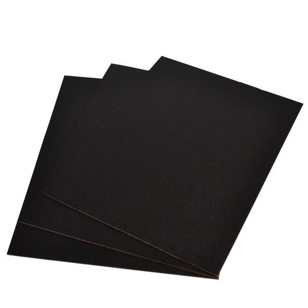 SAMPLE A5 Cardboard Sheet (148mm x 210mm x 1.5mm) - Kraft Black ...