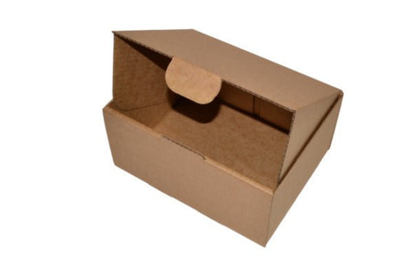 SAMPLE - B Flute - One Piece Postage & Mailing Box 24991 - Kraft Brown - ACP