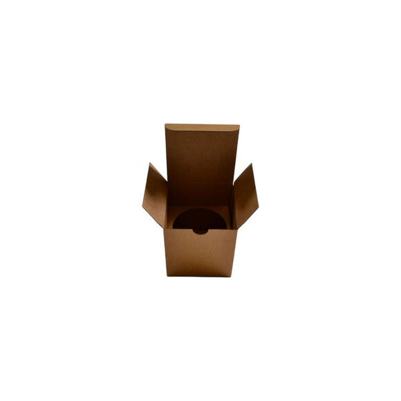 SAMPLE - Candle Extra Large 1 Oxford/Cambridge Jar Pack Upright with Insert - Kraft Brown - ACP