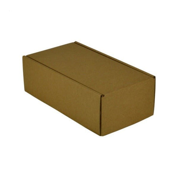 SAMPLE - E Flute - One Piece Postage & Mailing Box 15186 - Kraft Brown - ACP