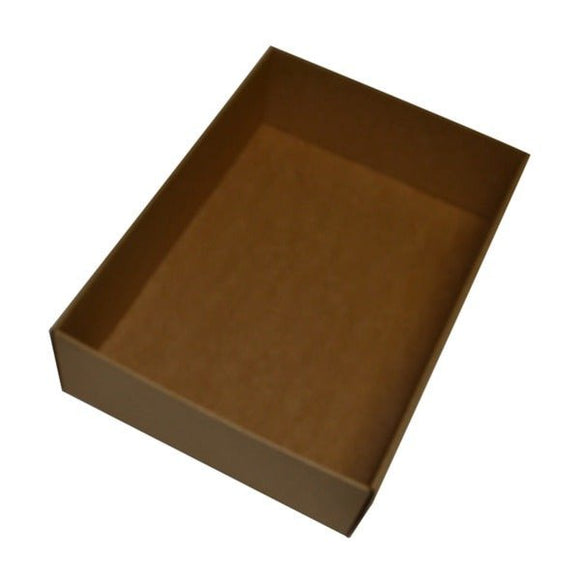 SAMPLE - E Flute - Small Gourmet Hamper Display Tray 25123 - Kraft Brown (Optional Outer Display Box sold separately) - ACP