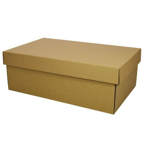 SAMPLE - E Flute - Two Piece Rectangle Cardboard Gift Box 8080 (Base & Lid) - Kraft Brown - ACP