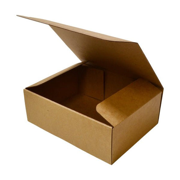 SAMPLE One Piece Postage & Mailing Box 27276 with Peal & Seal Single Tape - Kraft Brown - ACP