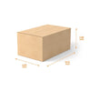 SAMPLE - RSC Shipping Carton Code 38A - 1C Kraft Brown Board (610 x 425 x 100mm) - ACP